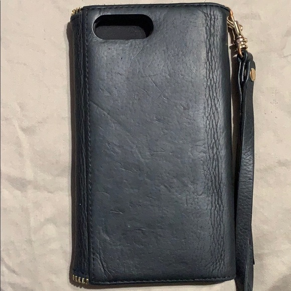 Rebecca Minkoff Black Leather Wristlet for IPhone - Picture 3 of 4